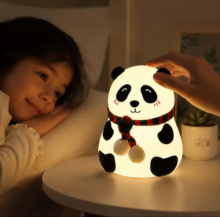 Cute Panda LED Night Lamp – Adorable Room Decor Light
