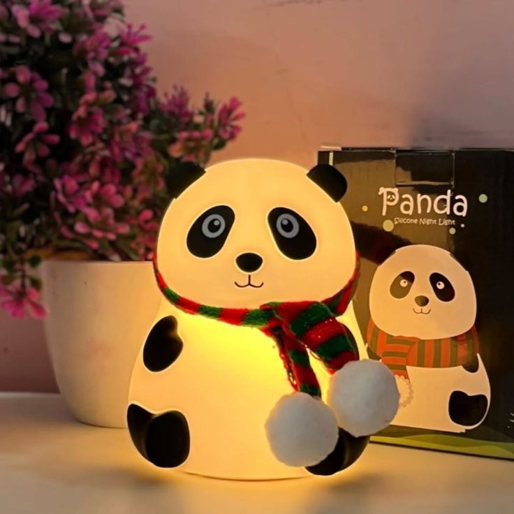 Cute Panda LED Night Lamp – Adorable Room Decor Light