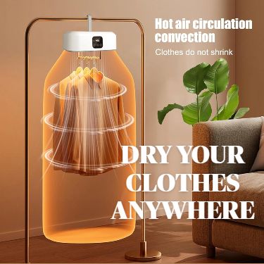 Portable Electric Cloth Dryer – Foldable Hot Air Clothes Dryer