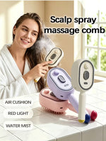 Electric Spray Retractable Air Cushion Hair Comb – Scalp Massage & Hair Care Comb