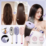Electric Spray Retractable Air Cushion Hair Comb – Scalp Massage & Hair Care Comb
