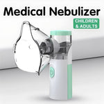 Portable Mesh Nebulizer Machine for Adults & Kids | Rechargeable USB Medicine Inhaler