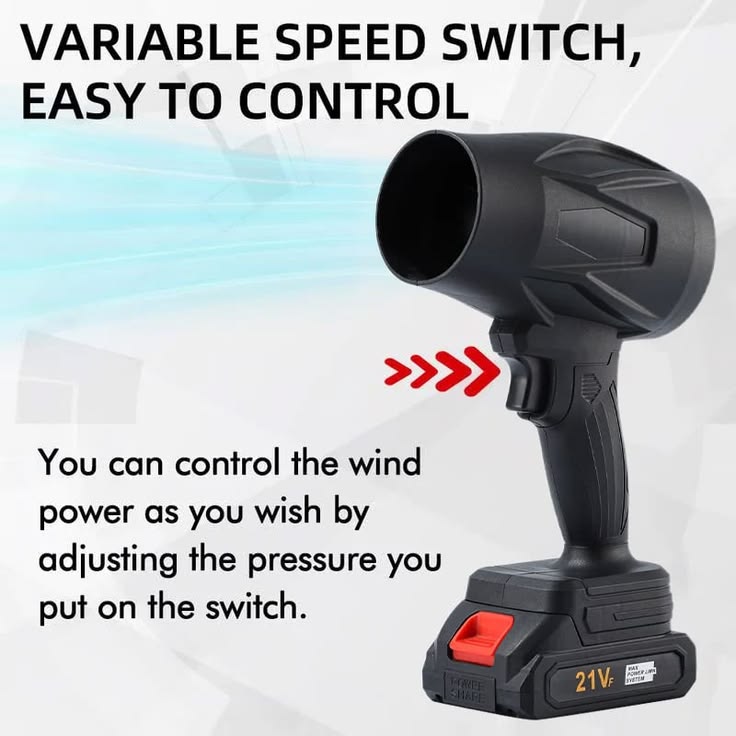 TT-590 48V Cordless Turbo Jet Blower – High-Speed Powerful Air Duster