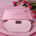 Portable Rechargeable Period Pain Relief Heating Massager Belt | Cordless Menstrual Heating Pad with Vibration Massage