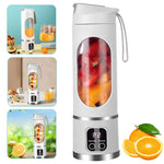 Portable Juicer Bottle 400ML | USB Rechargeable Portable Blender with Powerful Blades