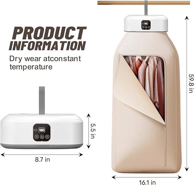 Portable Electric Cloth Dryer – Foldable Hot Air Clothes Dryer