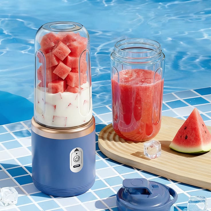 Portable USB Rechargeable Juicer Blender – 400ML
