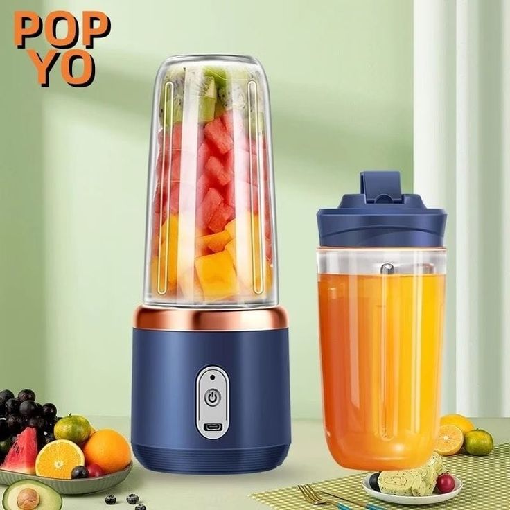 Portable USB Rechargeable Juicer Blender – 400ML